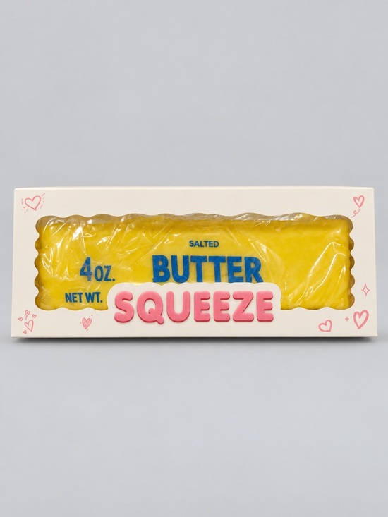 Butter Other - Vaseline Butter Squishy Squeeze Toy – Yellow Butter Stick in Box